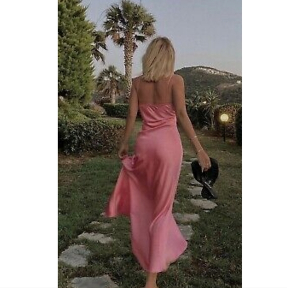 NWOT  Zara Buttoned Slip Dress - Picture 7 of 9